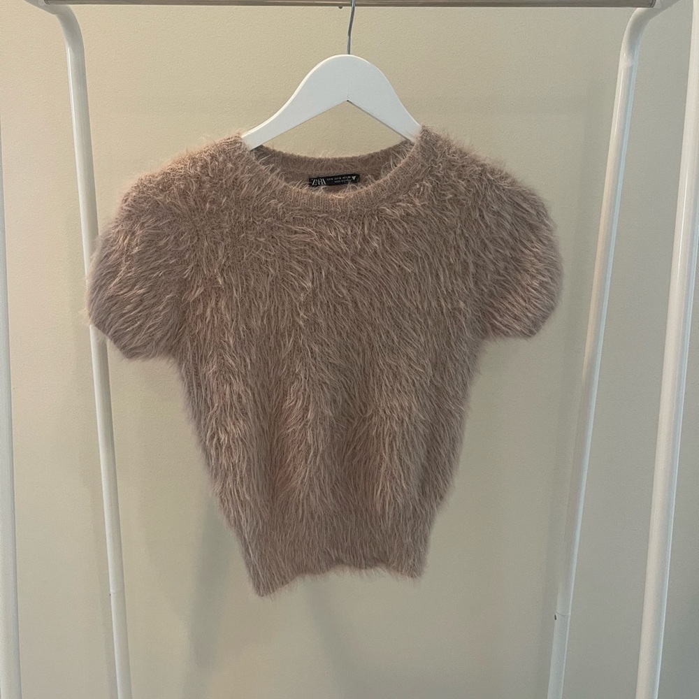 Zara fuzzy tee